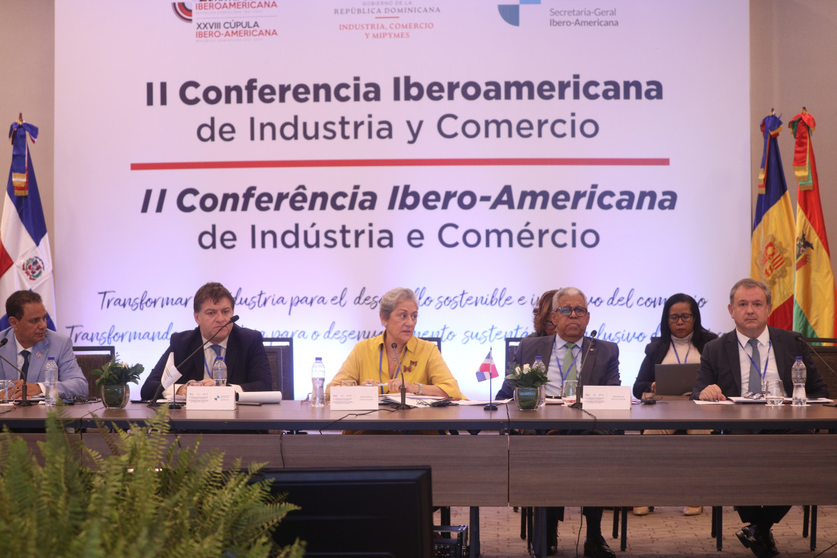 Narciso Casado y Esteba Campero presentan el XIV Encuentro Empresarial Iberoamericano y Encuesta de la Mipyme en Santo Domingo