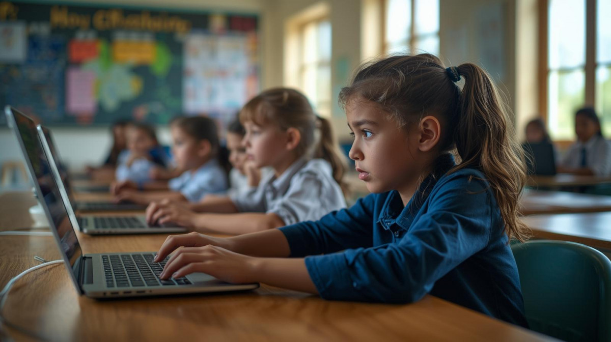 Aulas de clase para ju00f3venes rurales e implementaciu00f3n de la IA.